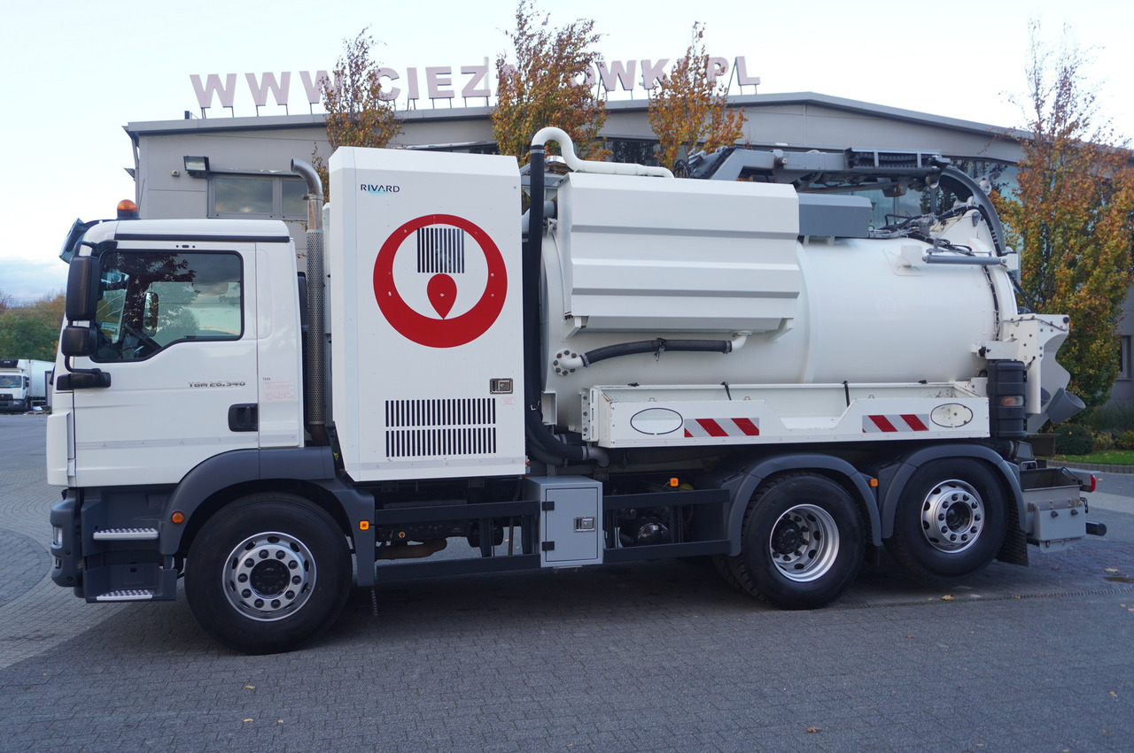 MAN TGM 26.340 E6 / RIVARD sewage cleaner 11.8 m3 / 170 tho. km / steered axle - Puhtaanpitoauto: kuva MAN TGM 26.340 E6 / RIVARD sewage cleaner 11.8 m3 / 170 tho. km / steered axle - Puhtaanpitoauto MAN TGM 26.340 E6 / RIVARD sewage cleaner 11.8 m3 / 170 tho. km / steered axle - Puhtaanpitoauto: kuva MAN TGM 26.340 E6 / RIVARD sewage cleaner 11.8 m3 / 170 tho. km / steered axle - Puhtaanpitoauto