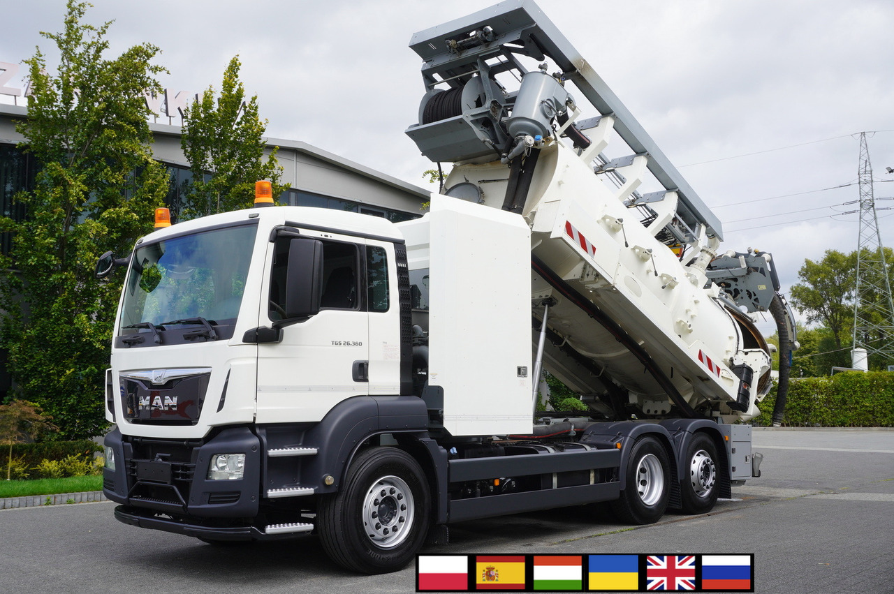 MAN TGS 26.360 E6 / RIVARD sewage cleaner 18 m3 / 115 tho. km / steering axle / 2 units - Puhtaanpitoauto: kuva MAN TGS 26.360 E6 / RIVARD sewage cleaner 18 m3 / 115 tho. km / steering axle / 2 units - Puhtaanpitoauto MAN TGS 26.360 E6 / RIVARD sewage cleaner 18 m3 / 115 tho. km / steering axle / 2 units - Puhtaanpitoauto: kuva MAN TGS 26.360 E6 / RIVARD sewage cleaner 18 m3 / 115 tho. km / steering axle / 2 units - Puhtaanpitoauto