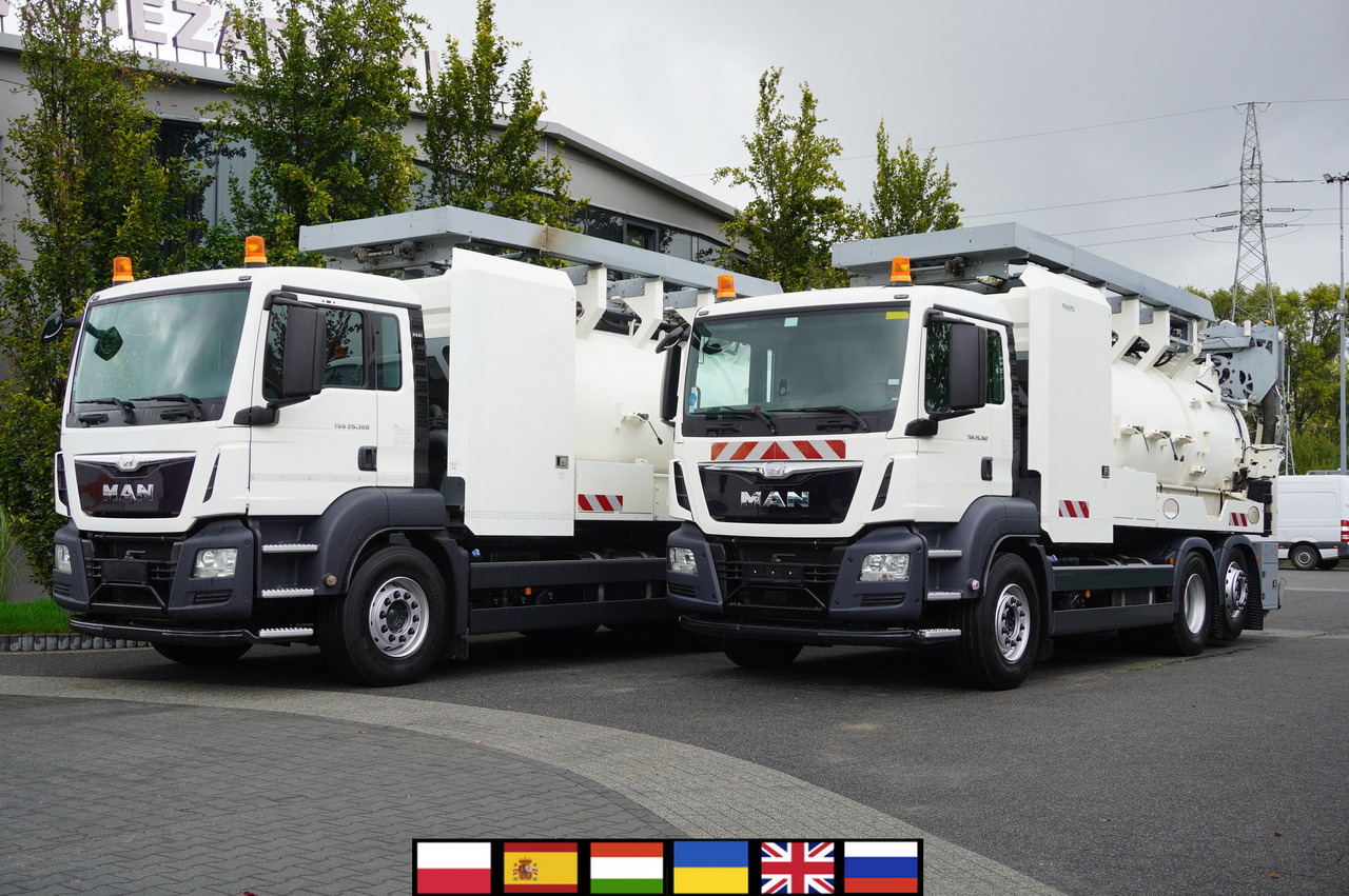 MAN TGS 26.360 E6 / RIVARD sewage cleaner 18 m3 / 90 tho. km / steering axle / 2 units - Puhtaanpitoauto: kuva MAN TGS 26.360 E6 / RIVARD sewage cleaner 18 m3 / 90 tho. km / steering axle / 2 units - Puhtaanpitoauto MAN TGS 26.360 E6 / RIVARD sewage cleaner 18 m3 / 90 tho. km / steering axle / 2 units - Puhtaanpitoauto: kuva MAN TGS 26.360 E6 / RIVARD sewage cleaner 18 m3 / 90 tho. km / steering axle / 2 units - Puhtaanpitoauto