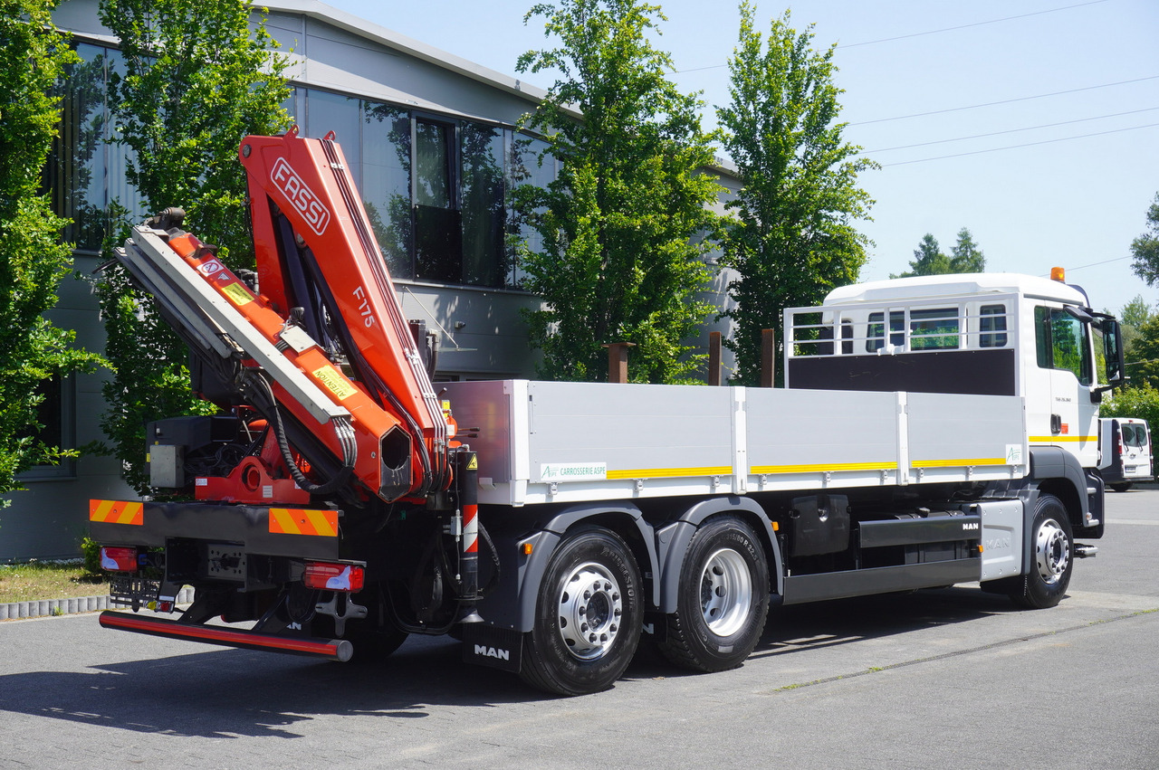MAN TGS 26.360 Flatbed / Fassi F175 7.7 T / steered 3rd axle - Nosturiauto: kuva MAN TGS 26.360 Flatbed / Fassi F175 7.7 T / steered 3rd axle - Nosturiauto MAN TGS 26.360 Flatbed / Fassi F175 7.7 T / steered 3rd axle - Nosturiauto: kuva MAN TGS 26.360 Flatbed / Fassi F175 7.7 T / steered 3rd axle - Nosturiauto