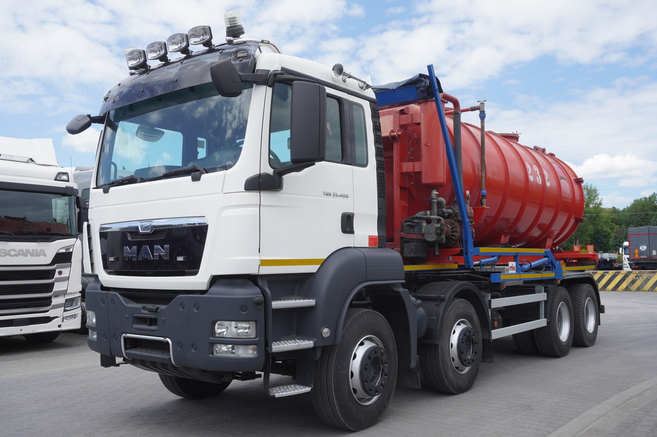 MAN TGS 35.400 8 × 4 E5 / HYVA HOOK LIFT 32.56 SE / Septic barrel 13000 L - Lietevaunu: kuva MAN TGS 35.400 8 × 4 E5 / HYVA HOOK LIFT 32.56 SE / Septic barrel 13000 L - Lietevaunu MAN TGS 35.400 8 × 4 E5 / HYVA HOOK LIFT 32.56 SE / Septic barrel 13000 L - Lietevaunu: kuva MAN TGS 35.400 8 × 4 E5 / HYVA HOOK LIFT 32.56 SE / Septic barrel 13000 L - Lietevaunu