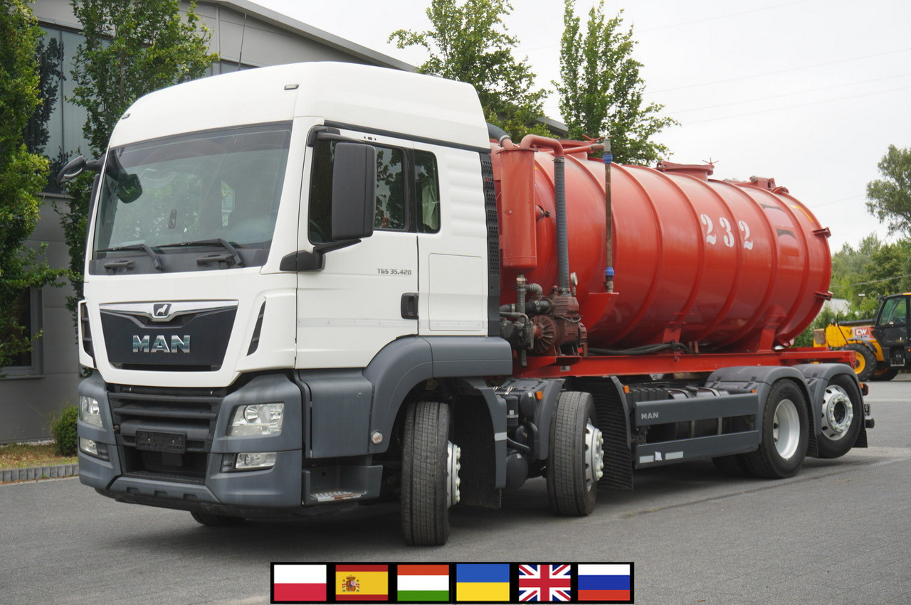 MAN TGS 35.420 8×2 / NEW septic barrel 13000 L / 3 steered axles - Lietevaunu: kuva MAN TGS 35.420 8×2 / NEW septic barrel 13000 L / 3 steered axles - Lietevaunu MAN TGS 35.420 8×2 / NEW septic barrel 13000 L / 3 steered axles - Lietevaunu: kuva MAN TGS 35.420 8×2 / NEW septic barrel 13000 L / 3 steered axles - Lietevaunu