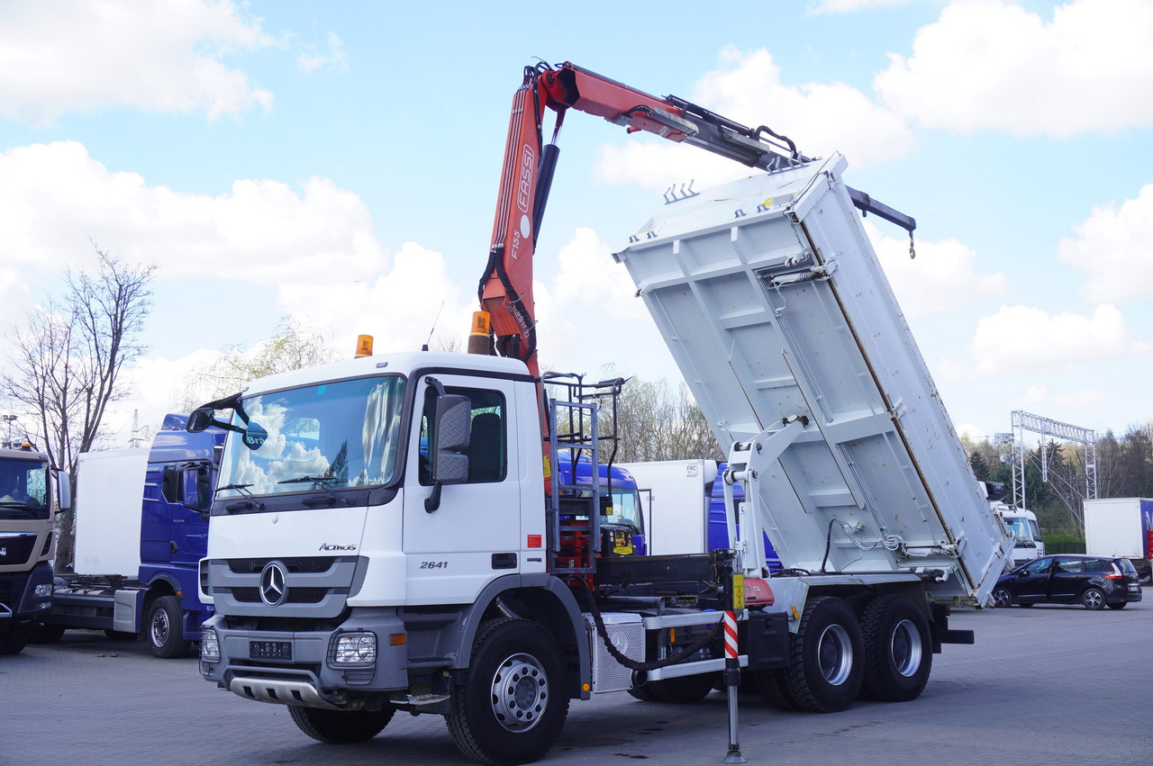 MERCEDES-BENZ Actros 2641 6×4 E5 / Crane / Dumper / 110000 km! - Ajoneuvonosturi: kuva MERCEDES-BENZ Actros 2641 6×4 E5 / Crane / Dumper / 110000 km! - Ajoneuvonosturi MERCEDES-BENZ Actros 2641 6×4 E5 / Crane / Dumper / 110000 km! - Ajoneuvonosturi: kuva MERCEDES-BENZ Actros 2641 6×4 E5 / Crane / Dumper / 110000 km! - Ajoneuvonosturi