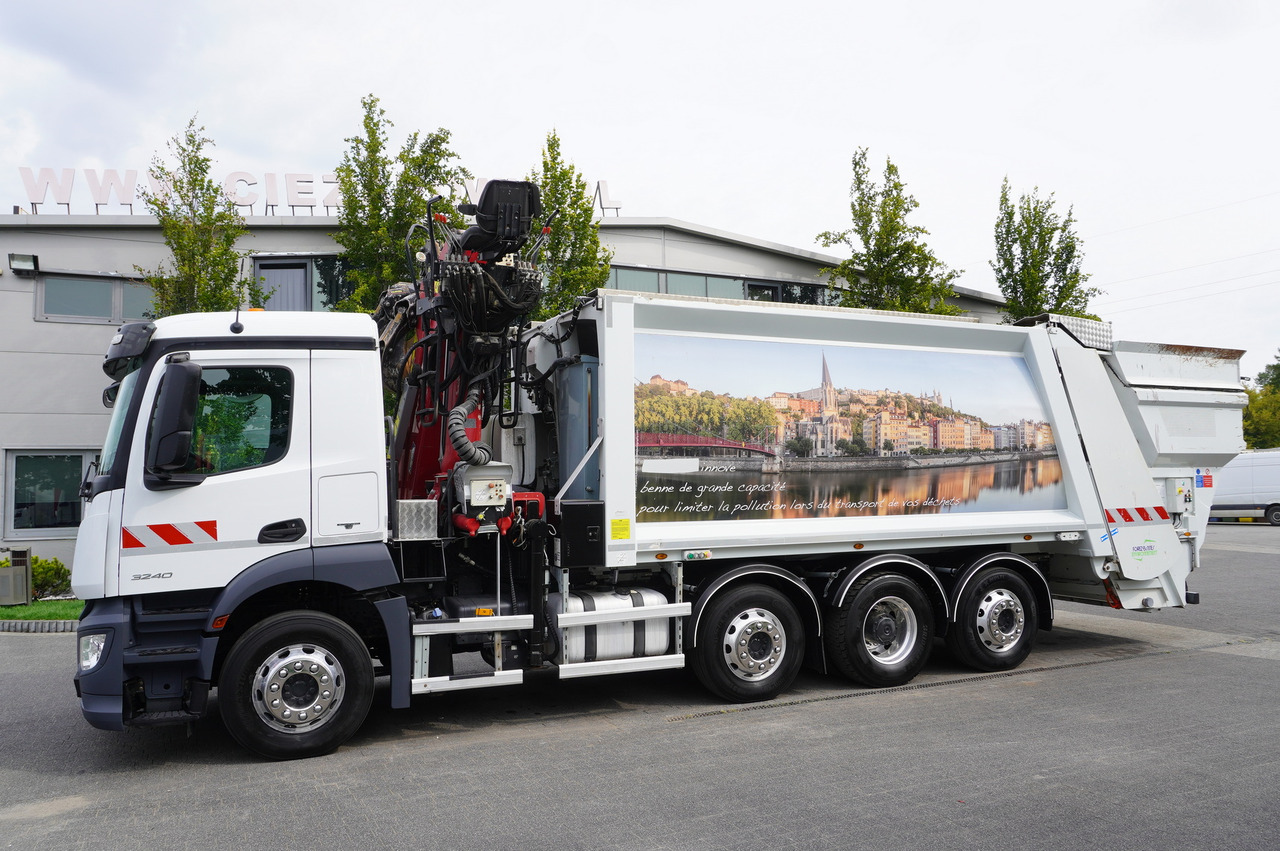 MERCEDES-BENZ Antos 3240 8x2 / Tajfun 5T crane / Farid Industries garbage truck/ 3 steered axles - Roska-auto: kuva MERCEDES-BENZ Antos 3240 8x2 / Tajfun 5T crane / Farid Industries garbage truck/ 3 steered axles - Roska-auto MERCEDES-BENZ Antos 3240 8x2 / Tajfun 5T crane / Farid Industries garbage truck/ 3 steered axles - Roska-auto: kuva MERCEDES-BENZ Antos 3240 8x2 / Tajfun 5T crane / Farid Industries garbage truck/ 3 steered axles - Roska-auto
