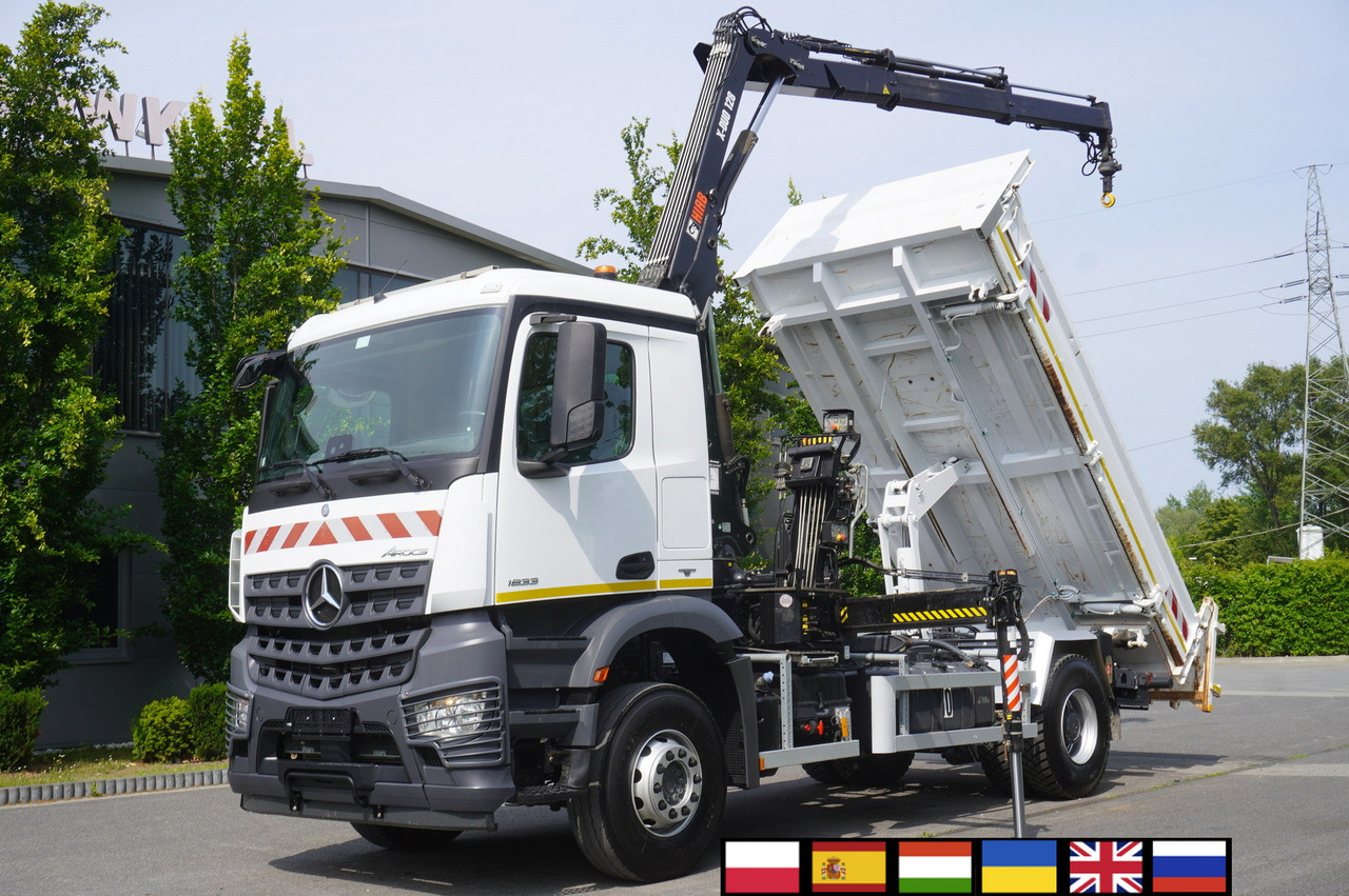 MERCEDES-BENZ Arocs 1833 / 87,000 km!!! / Hds HIAB X-DUO 128 B-2 / three-sided tipper - Lava-kuorma-auto, Nosturiauto: kuva MERCEDES-BENZ Arocs 1833 / 87,000 km!!! / Hds HIAB X-DUO 128 B-2 / three-sided tipper - Lava-kuorma-auto, Nosturiauto MERCEDES-BENZ Arocs 1833 / 87,000 km!!! / Hds HIAB X-DUO 128 B-2 / three-sided tipper - Lava-kuorma-auto, Nosturiauto: kuva MERCEDES-BENZ Arocs 1833 / 87,000 km!!! / Hds HIAB X-DUO 128 B-2 / three-sided tipper - Lava-kuorma-auto, Nosturiauto