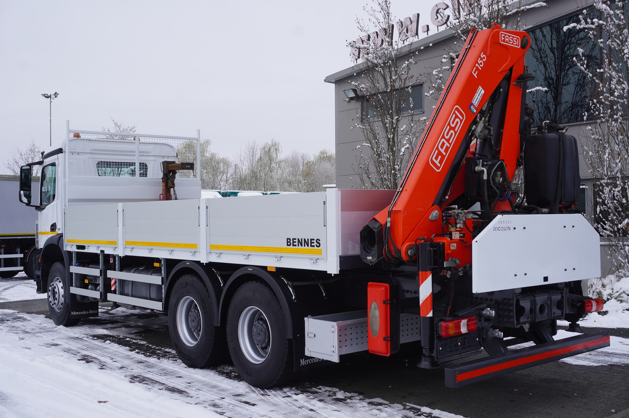 MERCEDES-BENZ Arocs 2633 flatbed truck / Crane FASSI F155A.0.23 / REMOTE CONTROL / 230,000 km - Nosturiauto: kuva MERCEDES-BENZ Arocs 2633 flatbed truck / Crane FASSI F155A.0.23 / REMOTE CONTROL / 230,000 km - Nosturiauto MERCEDES-BENZ Arocs 2633 flatbed truck / Crane FASSI F155A.0.23 / REMOTE CONTROL / 230,000 km - Nosturiauto: kuva MERCEDES-BENZ Arocs 2633 flatbed truck / Crane FASSI F155A.0.23 / REMOTE CONTROL / 230,000 km - Nosturiauto