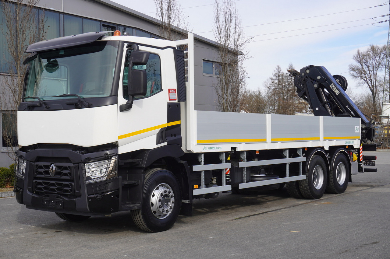 RENAULT C430 / HIAB 244 EP-5 HIDUO crane 8400 kg 15 m / Platform with stanchions - Metsäperävaunu: kuva RENAULT C430 / HIAB 244 EP-5 HIDUO crane 8400 kg 15 m / Platform with stanchions - Metsäperävaunu RENAULT C430 / HIAB 244 EP-5 HIDUO crane 8400 kg 15 m / Platform with stanchions - Metsäperävaunu: kuva RENAULT C430 / HIAB 244 EP-5 HIDUO crane 8400 kg 15 m / Platform with stanchions - Metsäperävaunu