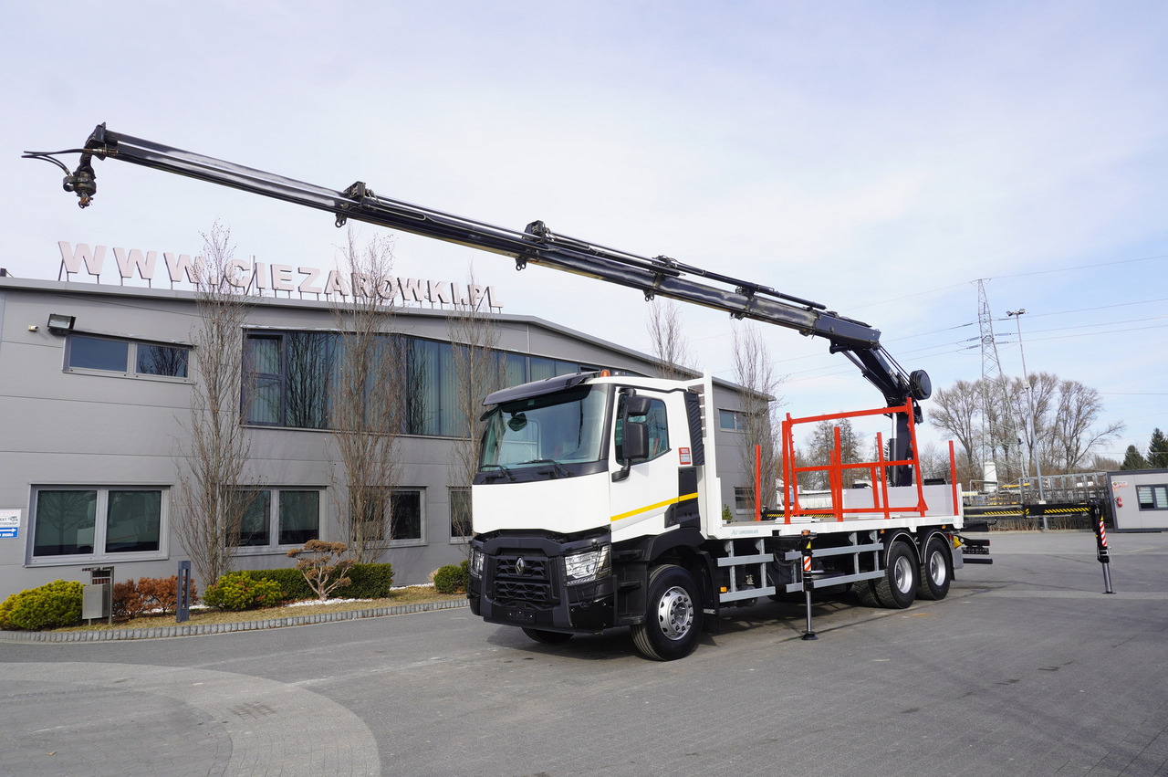 RENAULT C430 / HIAB 244 EP-5 HIDUO crane 8400 kg 15 m / Platform with stanchions - Nosturiauto: kuva RENAULT C430 / HIAB 244 EP-5 HIDUO crane 8400 kg 15 m / Platform with stanchions - Nosturiauto RENAULT C430 / HIAB 244 EP-5 HIDUO crane 8400 kg 15 m / Platform with stanchions - Nosturiauto: kuva RENAULT C430 / HIAB 244 EP-5 HIDUO crane 8400 kg 15 m / Platform with stanchions - Nosturiauto