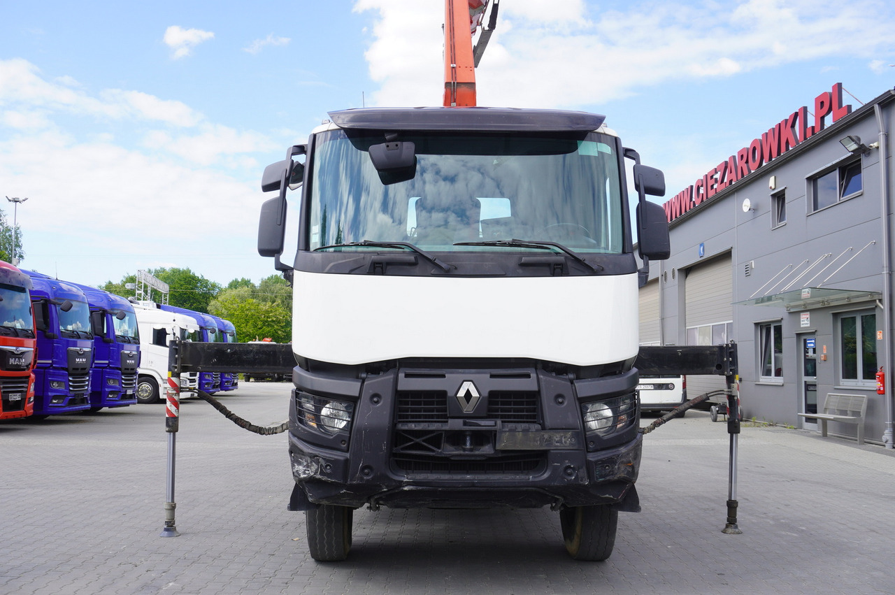 Lava-kuorma-auto, Nosturiauto RENAULT K380 6x4 / FASSI F175 crane 7.85 t / 120 thousand km: kuva Lava-kuorma-auto, Nosturiauto RENAULT K380 6x4 / FASSI F175 crane 7.85 t / 120 thousand km