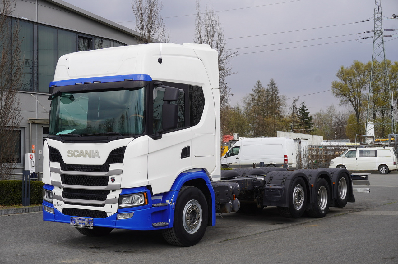 SCANIA G500 8x2 / 2nd axis steered / Chassis 8.35 m / 2021 - Kuorma-auto alusta: kuva SCANIA G500 8x2 / 2nd axis steered / Chassis 8.35 m / 2021 - Kuorma-auto alusta SCANIA G500 8x2 / 2nd axis steered / Chassis 8.35 m / 2021 - Kuorma-auto alusta: kuva SCANIA G500 8x2 / 2nd axis steered / Chassis 8.35 m / 2021 - Kuorma-auto alusta