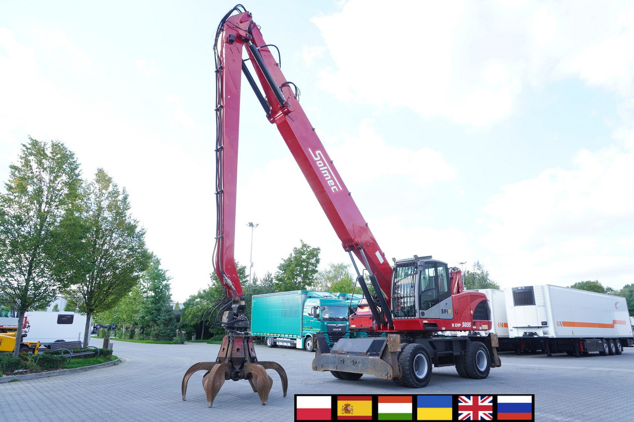 Solmec EXP 5035 / 6000 mth ! / 37t material handler - Pyöräalustainen kaivinkone: kuva Solmec EXP 5035 / 6000 mth ! / 37t material handler - Pyöräalustainen kaivinkone Solmec EXP 5035 / 6000 mth ! / 37t material handler - Pyöräalustainen kaivinkone: kuva Solmec EXP 5035 / 6000 mth ! / 37t material handler - Pyöräalustainen kaivinkone