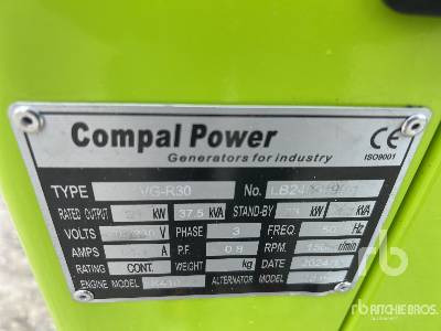 COMPAL VG-R30 30kW (Unused) - Sähkögeneraattori: kuva COMPAL VG-R30 30kW (Unused) - Sähkögeneraattori COMPAL VG-R30 30kW (Unused) - Sähkögeneraattori: kuva COMPAL VG-R30 30kW (Unused) - Sähkögeneraattori