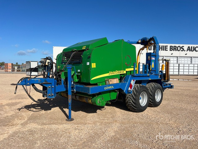 2007 John Deere 578 Enrubanneuse Combination Baler Wrapper - Pyöröpaalain, Käärijä: kuva 2007 John Deere 578 Enrubanneuse Combination Baler Wrapper - Pyöröpaalain, Käärijä 2007 John Deere 578 Enrubanneuse Combination Baler Wrapper - Pyöröpaalain, Käärijä: kuva 2007 John Deere 578 Enrubanneuse Combination Baler Wrapper - Pyöröpaalain, Käärijä