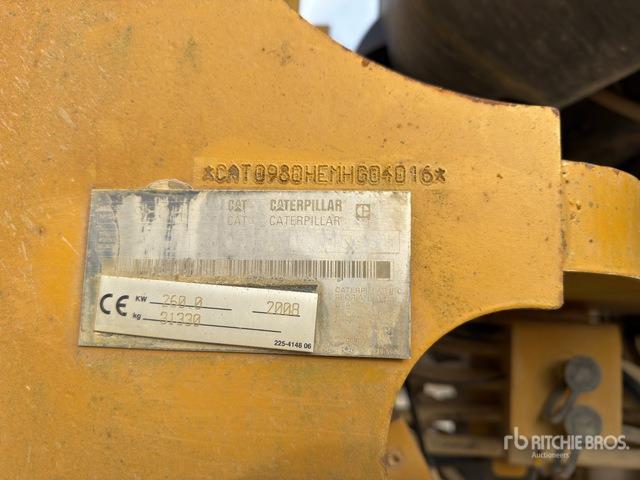 2008 Cat 980H Chargeuse Sur Pneus Wheel Loader - Pyöräkuormaaja: kuva 2008 Cat 980H Chargeuse Sur Pneus Wheel Loader - Pyöräkuormaaja 2008 Cat 980H Chargeuse Sur Pneus Wheel Loader - Pyöräkuormaaja: kuva 2008 Cat 980H Chargeuse Sur Pneus Wheel Loader - Pyöräkuormaaja
