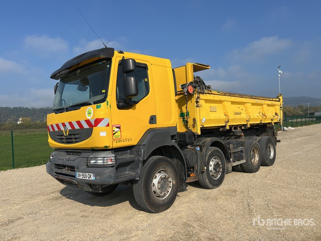 2008 Renault Kerax 450.32 8x4 Crew Cab Camion Benne Tri/A Dump Truck - Kippiauto kuorma-auto: kuva 2008 Renault Kerax 450.32 8x4 Crew Cab Camion Benne Tri/A Dump Truck - Kippiauto kuorma-auto 2008 Renault Kerax 450.32 8x4 Crew Cab Camion Benne Tri/A Dump Truck - Kippiauto kuorma-auto: kuva 2008 Renault Kerax 450.32 8x4 Crew Cab Camion Benne Tri/A Dump Truck - Kippiauto kuorma-auto
