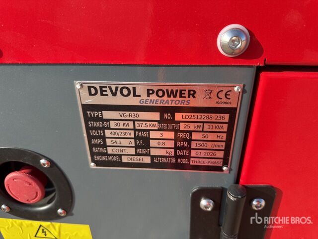 Devol VG-R30 Generator Set - Sähkögeneraattori: kuva Devol VG-R30 Generator Set - Sähkögeneraattori Devol VG-R30 Generator Set - Sähkögeneraattori: kuva Devol VG-R30 Generator Set - Sähkögeneraattori
