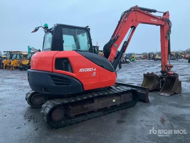 2019 Kubota KX080-4 Tracked Excavator - Telakaivukone: kuva 2019 Kubota KX080-4 Tracked Excavator - Telakaivukone 2019 Kubota KX080-4 Tracked Excavator - Telakaivukone: kuva 2019 Kubota KX080-4 Tracked Excavator - Telakaivukone