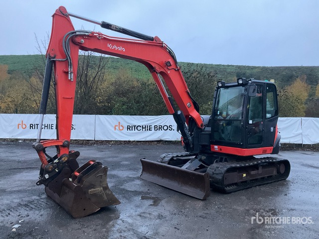 2019 Kubota KX080-4 Tracked Excavator - Telakaivukone: kuva 2019 Kubota KX080-4 Tracked Excavator - Telakaivukone 2019 Kubota KX080-4 Tracked Excavator - Telakaivukone: kuva 2019 Kubota KX080-4 Tracked Excavator - Telakaivukone