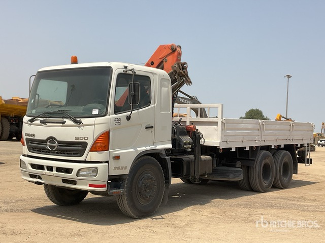 2007 Hino 500 Palfinger PK1000 4.5 ton Knuckl ... Flatbed Truck with Crane - Lava-kuorma-auto, Nosturiauto: kuva 2007 Hino 500 Palfinger PK1000 4.5 ton Knuckl ... Flatbed Truck with Crane - Lava-kuorma-auto, Nosturiauto 2007 Hino 500 Palfinger PK1000 4.5 ton Knuckl ... Flatbed Truck with Crane - Lava-kuorma-auto, Nosturiauto: kuva 2007 Hino 500 Palfinger PK1000 4.5 ton Knuckl ... Flatbed Truck with Crane - Lava-kuorma-auto, Nosturiauto