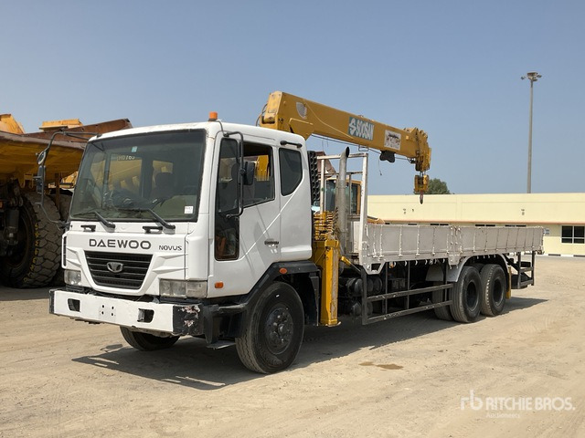 2008 Daewoo Novus K9A6F Soosan SCS746L Straight Boom on 6x4 Boom Truck - Ilmakompressori: kuva 2008 Daewoo Novus K9A6F Soosan SCS746L Straight Boom on 6x4 Boom Truck - Ilmakompressori 2008 Daewoo Novus K9A6F Soosan SCS746L Straight Boom on 6x4 Boom Truck - Ilmakompressori: kuva 2008 Daewoo Novus K9A6F Soosan SCS746L Straight Boom on 6x4 Boom Truck - Ilmakompressori