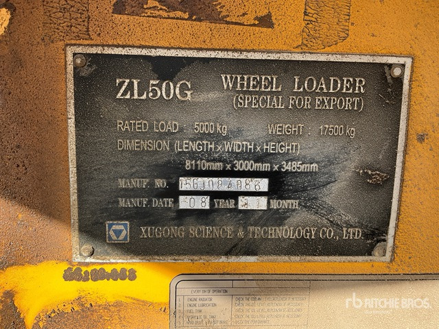 2008 XCMG ZL50G (Inoperable) Wheel Loader - Pyöräkuormaaja: kuva 2008 XCMG ZL50G (Inoperable) Wheel Loader - Pyöräkuormaaja 2008 XCMG ZL50G (Inoperable) Wheel Loader - Pyöräkuormaaja: kuva 2008 XCMG ZL50G (Inoperable) Wheel Loader - Pyöräkuormaaja