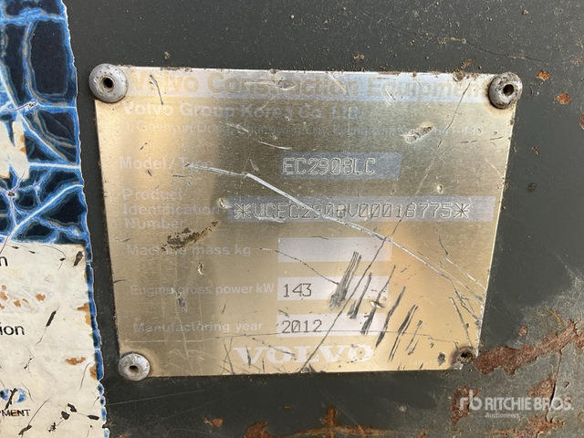 2012 Volvo EC290BLC - Telakaivukone: kuva  2012 Volvo EC290BLC - Telakaivukone 2012 Volvo EC290BLC - Telakaivukone: kuva  2012 Volvo EC290BLC - Telakaivukone