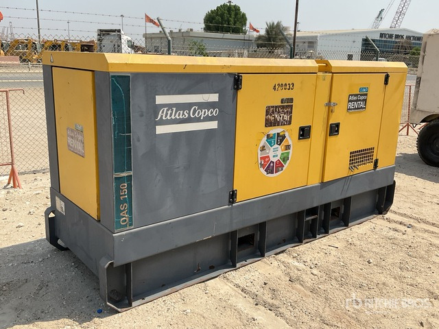 2017 Atlas Copco QAS150 150 kVA Skid-Mounted Generator Set - Sähkögeneraattori: kuva 2017 Atlas Copco QAS150 150 kVA Skid-Mounted Generator Set - Sähkögeneraattori 2017 Atlas Copco QAS150 150 kVA Skid-Mounted Generator Set - Sähkögeneraattori: kuva 2017 Atlas Copco QAS150 150 kVA Skid-Mounted Generator Set - Sähkögeneraattori