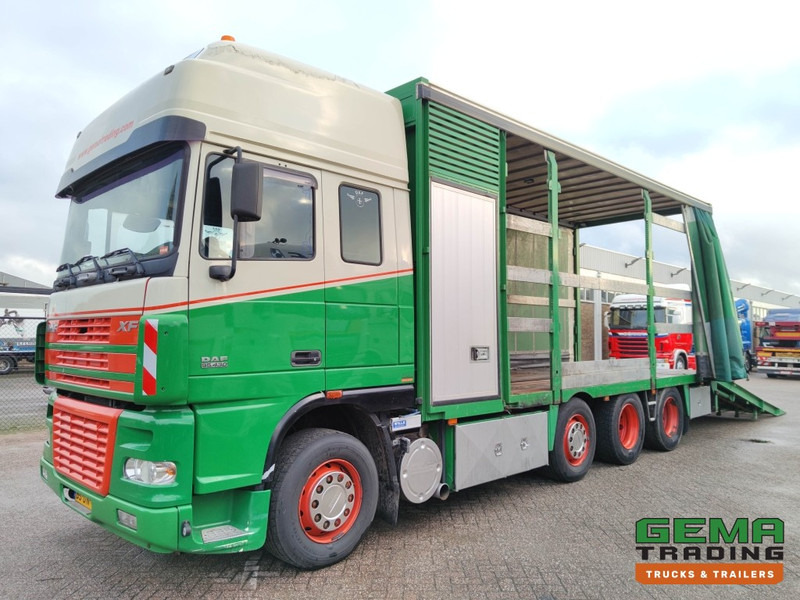 DAF FAK XF95.430 8x2 Super spacecab Euro3 - CurtainSider 7.31m + Ramp 16T - MachineTransporter - 6 Persons (V558) - Kuljetin kuorma-auto: kuva DAF FAK XF95.430 8x2 Super spacecab Euro3 - CurtainSider 7.31m + Ramp 16T - MachineTransporter - 6 Persons (V558) - Kuljetin kuorma-auto DAF FAK XF95.430 8x2 Super spacecab Euro3 - CurtainSider 7.31m + Ramp 16T - MachineTransporter - 6 Persons (V558) - Kuljetin kuorma-auto: kuva DAF FAK XF95.430 8x2 Super spacecab Euro3 - CurtainSider 7.31m + Ramp 16T - MachineTransporter - 6 Persons (V558) - Kuljetin kuorma-auto