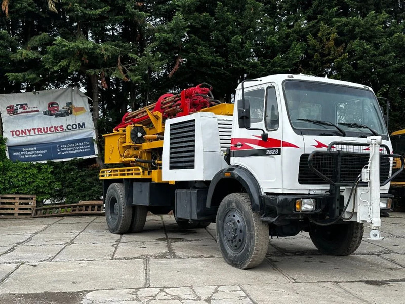 Porakone Mercedes-Benz 2028 4X4 DRILLING RIG WIRTH 250M IR AIR COMPRESSOR: kuva Porakone Mercedes-Benz 2028 4X4 DRILLING RIG WIRTH 250M IR AIR COMPRESSOR