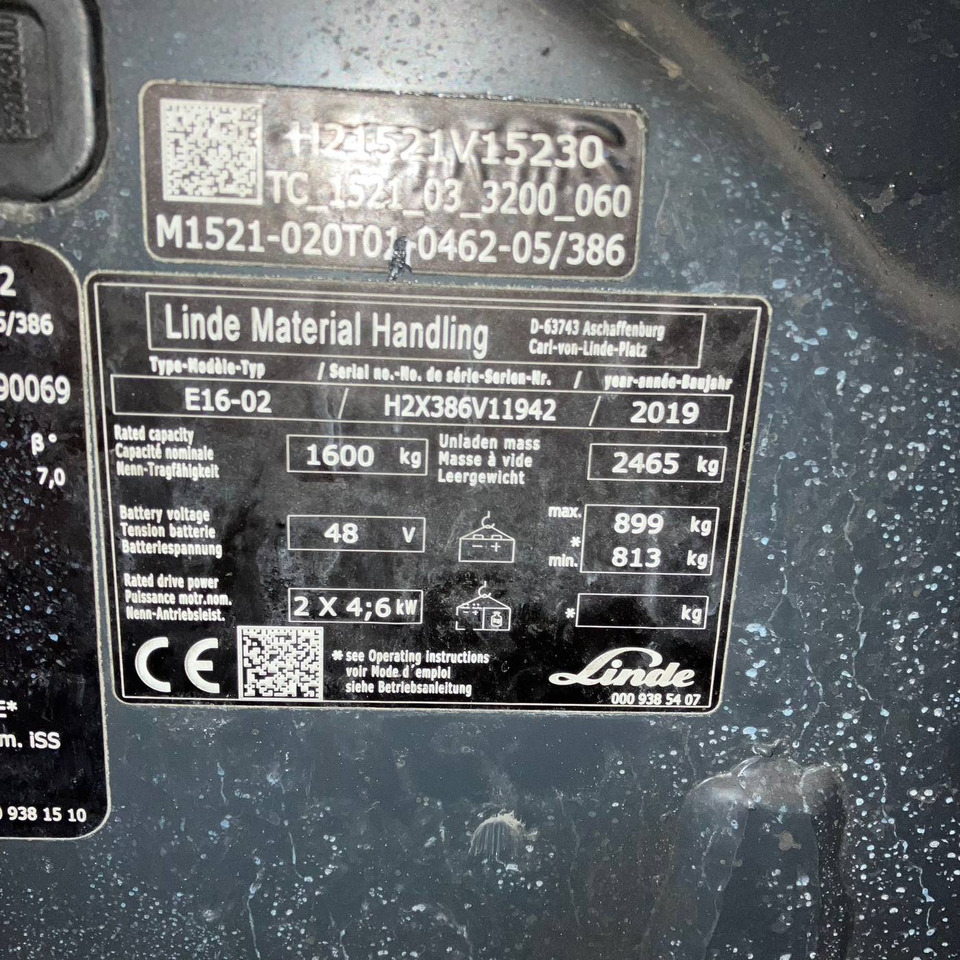 Linde E16 (386-02) EVO - Sähkötrukki: kuva Linde E16 (386-02) EVO - Sähkötrukki Linde E16 (386-02) EVO - Sähkötrukki: kuva Linde E16 (386-02) EVO - Sähkötrukki
