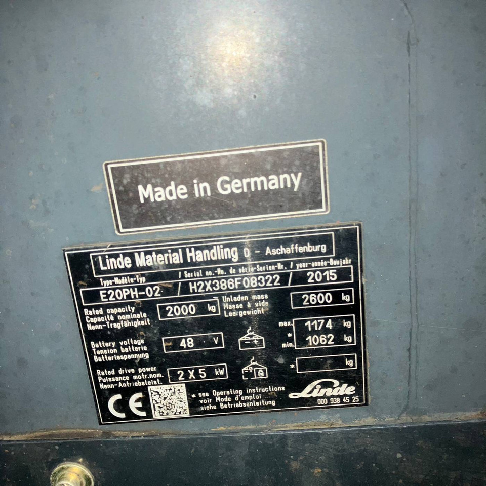 Linde E20PH (386-02) EVO - Sähkötrukki: kuva Linde E20PH (386-02) EVO - Sähkötrukki Linde E20PH (386-02) EVO - Sähkötrukki: kuva Linde E20PH (386-02) EVO - Sähkötrukki