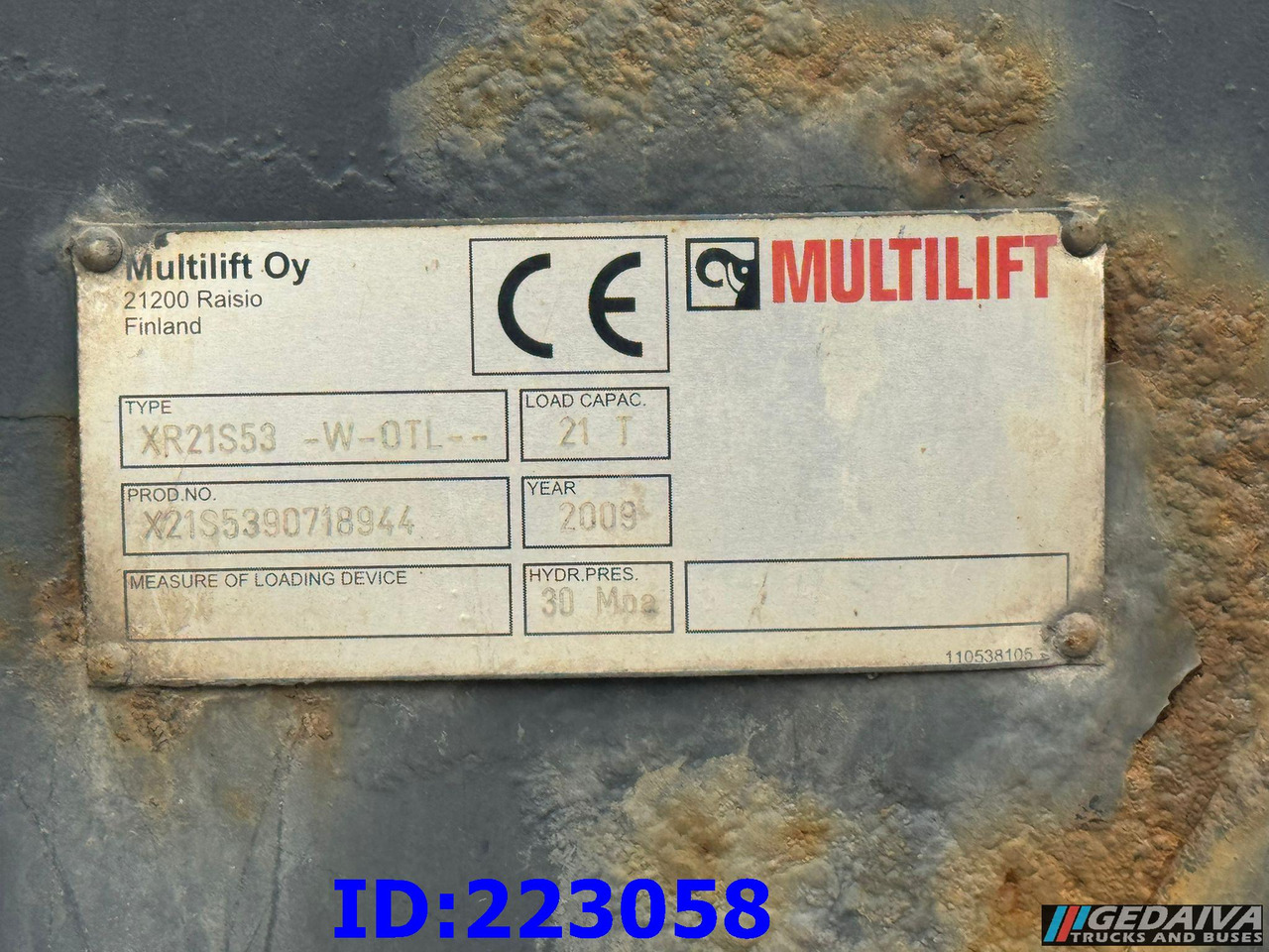 HIAB Multilift XR21S53 - Koukkulaite/ Keinukippilaite: kuva HIAB Multilift XR21S53 - Koukkulaite/ Keinukippilaite HIAB Multilift XR21S53 - Koukkulaite/ Keinukippilaite: kuva HIAB Multilift XR21S53 - Koukkulaite/ Keinukippilaite