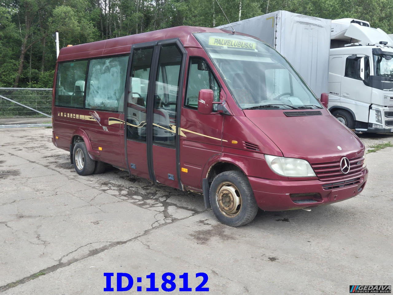 Linja-auto MERCEDES-BENZ Sprinter 413 - 17 Place: kuva Linja-auto MERCEDES-BENZ Sprinter 413 - 17 Place