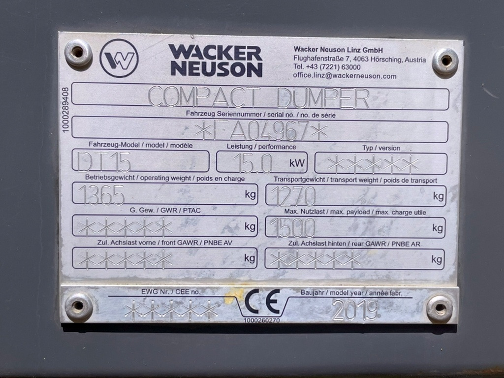 Neuson DT15 (4076) - Teladumpperi: kuva Neuson DT15 (4076) - Teladumpperi Neuson DT15 (4076) - Teladumpperi: kuva Neuson DT15 (4076) - Teladumpperi