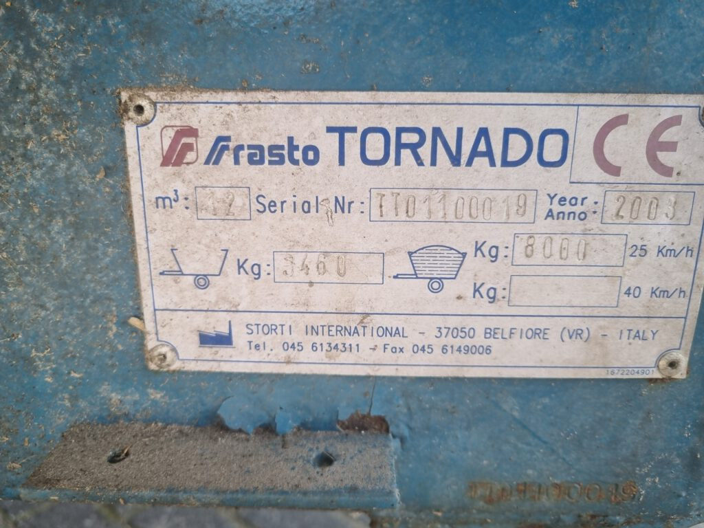 FRASTO Tornado feedwagon 12 m3 - Seosrehuvaunu: kuva FRASTO Tornado feedwagon 12 m3 - Seosrehuvaunu FRASTO Tornado feedwagon 12 m3 - Seosrehuvaunu: kuva FRASTO Tornado feedwagon 12 m3 - Seosrehuvaunu