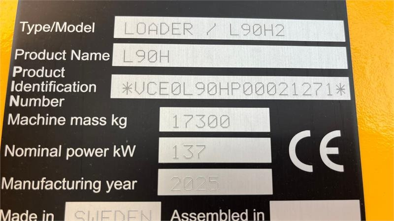 Volvo L90H H2 AGRICULTURE Dansk-maskine, Co-Pilot, LANG- - Pyöräkuormaaja: kuva Volvo L90H H2 AGRICULTURE Dansk-maskine, Co-Pilot, LANG- - Pyöräkuormaaja Volvo L90H H2 AGRICULTURE Dansk-maskine, Co-Pilot, LANG- - Pyöräkuormaaja: kuva Volvo L90H H2 AGRICULTURE Dansk-maskine, Co-Pilot, LANG- - Pyöräkuormaaja