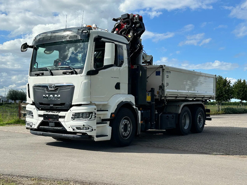 Kippiauto kuorma-auto, Nosturiauto MAN TGS 26.430 2022!EURO6!! 6x2!! PALFINGER 23tm+JIB+LIER/WINCH!!DREISEITEN KIPPER/BORDMATIC!!9tkm: kuva Kippiauto kuorma-auto, Nosturiauto MAN TGS 26.430 2022!EURO6!! 6x2!! PALFINGER 23tm+JIB+LIER/WINCH!!DREISEITEN KIPPER/BORDMATIC!!9tkm
