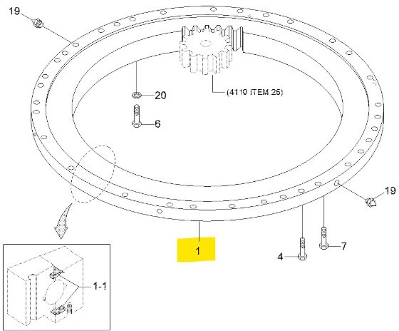 Hyundai 81EN-00051 - 81EN-00052 - Kääntökehä - Rakennuskoneet: kuva Hyundai 81EN-00051 - 81EN-00052 - Kääntökehä - Rakennuskoneet Hyundai 81EN-00051 - 81EN-00052 - Kääntökehä - Rakennuskoneet: kuva Hyundai 81EN-00051 - 81EN-00052 - Kääntökehä - Rakennuskoneet
