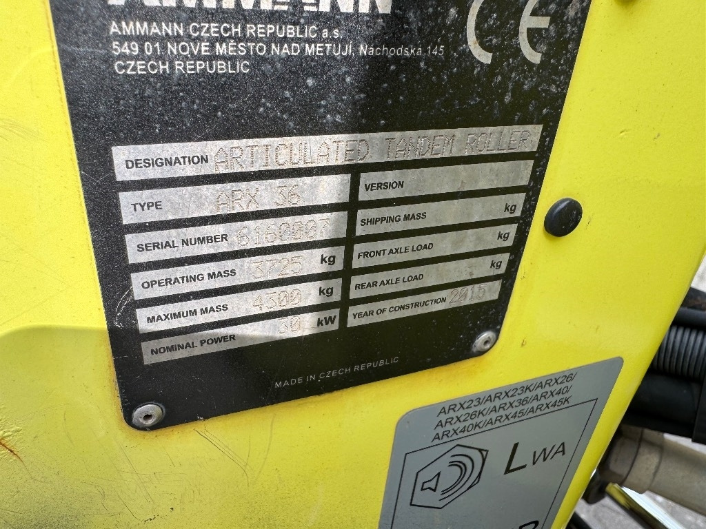 Ammann ARX 36 - Tiejyrä: kuva Ammann ARX 36 - Tiejyrä Ammann ARX 36 - Tiejyrä: kuva Ammann ARX 36 - Tiejyrä