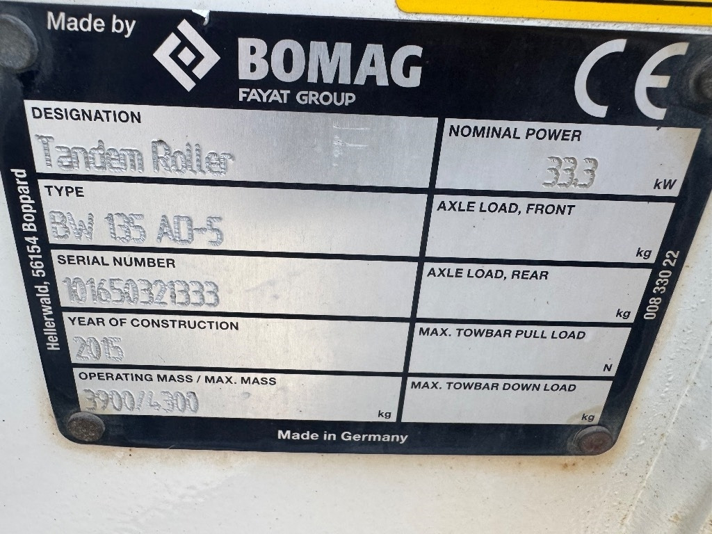 Bomag BW 125 AD-5 - Tiejyrä: kuva Bomag BW 125 AD-5 - Tiejyrä Bomag BW 125 AD-5 - Tiejyrä: kuva Bomag BW 125 AD-5 - Tiejyrä