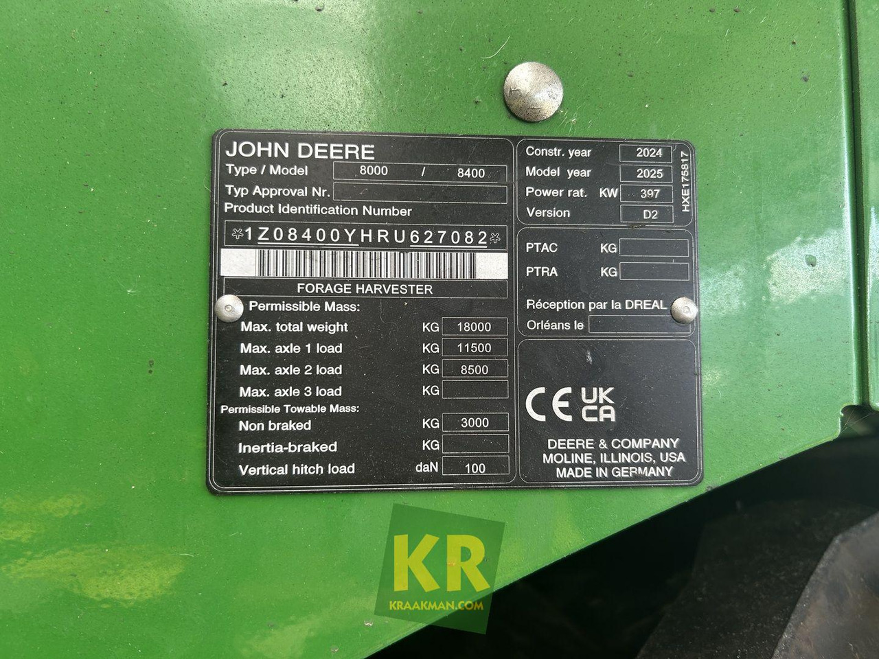 8400 John Deere - Itsekulkeva silppuri: kuva 8400 John Deere - Itsekulkeva silppuri 8400 John Deere - Itsekulkeva silppuri: kuva 8400 John Deere - Itsekulkeva silppuri