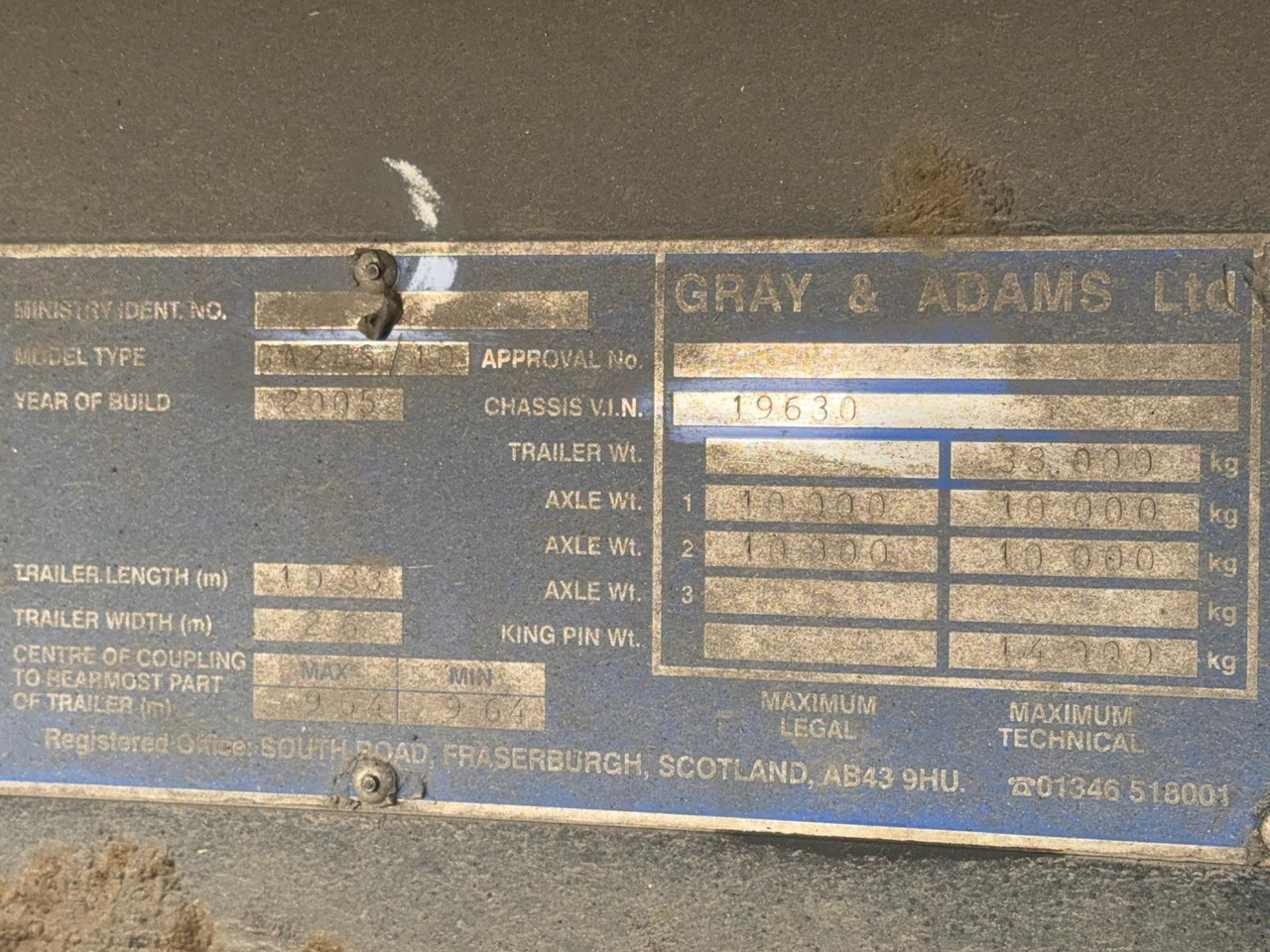 2010 Gray & Adams 13.6m Fridge Trailer – FR010 - Refrigeraattori puoliperävaunu: kuva 2010 Gray & Adams 13.6m Fridge Trailer – FR010 - Refrigeraattori puoliperävaunu 2010 Gray & Adams 13.6m Fridge Trailer – FR010 - Refrigeraattori puoliperävaunu: kuva 2010 Gray & Adams 13.6m Fridge Trailer – FR010 - Refrigeraattori puoliperävaunu