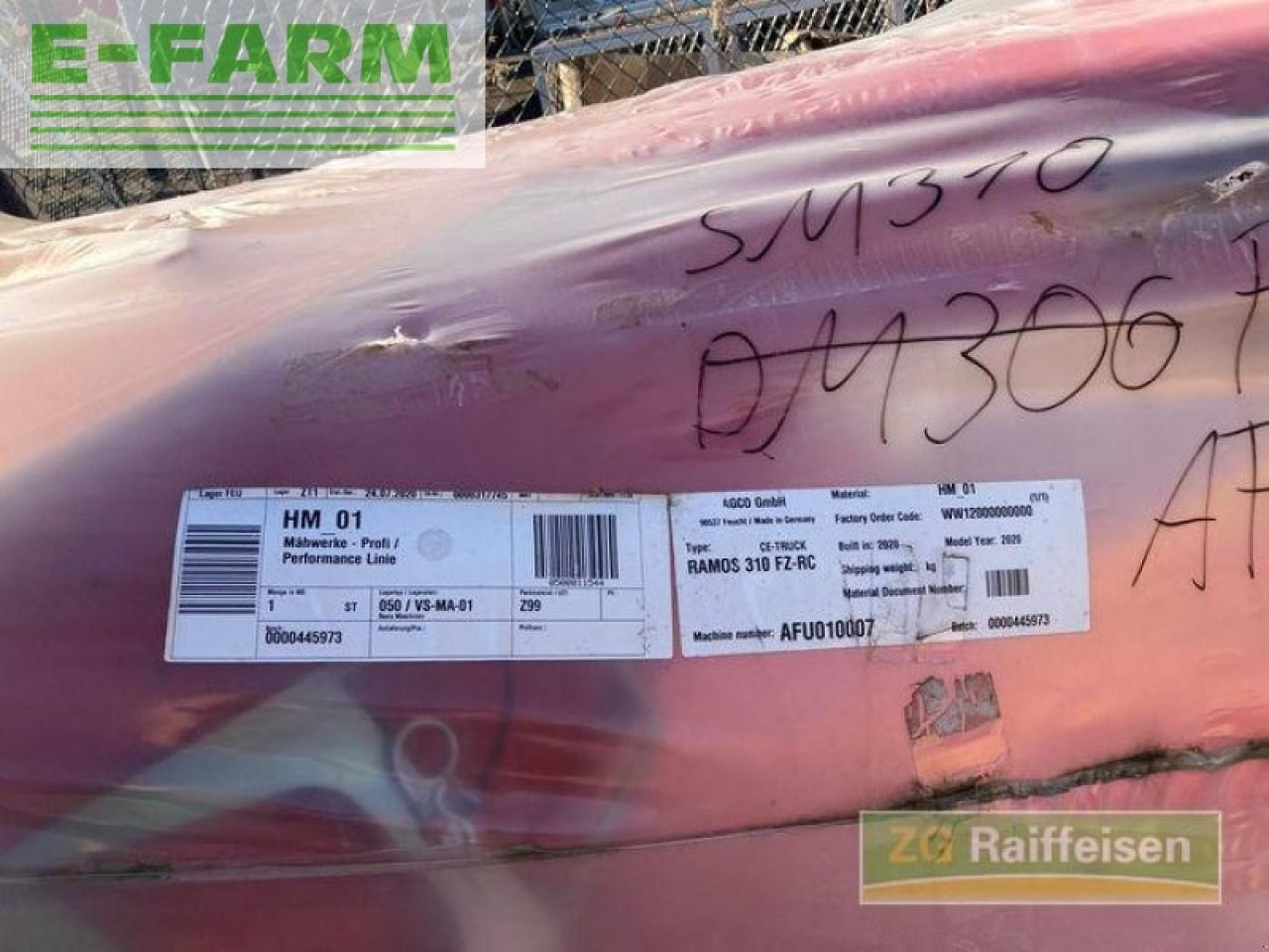 Fendt ramos 310 fz-rc - Niittokone: kuva Fendt ramos 310 fz-rc - Niittokone Fendt ramos 310 fz-rc - Niittokone: kuva Fendt ramos 310 fz-rc - Niittokone