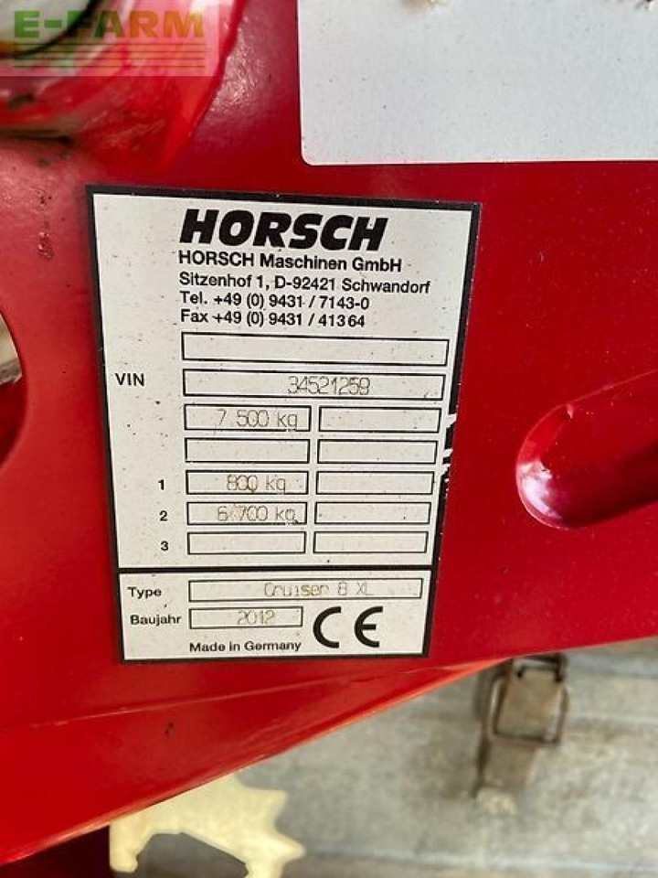 Horsch cruiser 8 xl - Kultivaattori: kuva Horsch cruiser 8 xl - Kultivaattori Horsch cruiser 8 xl - Kultivaattori: kuva Horsch cruiser 8 xl - Kultivaattori