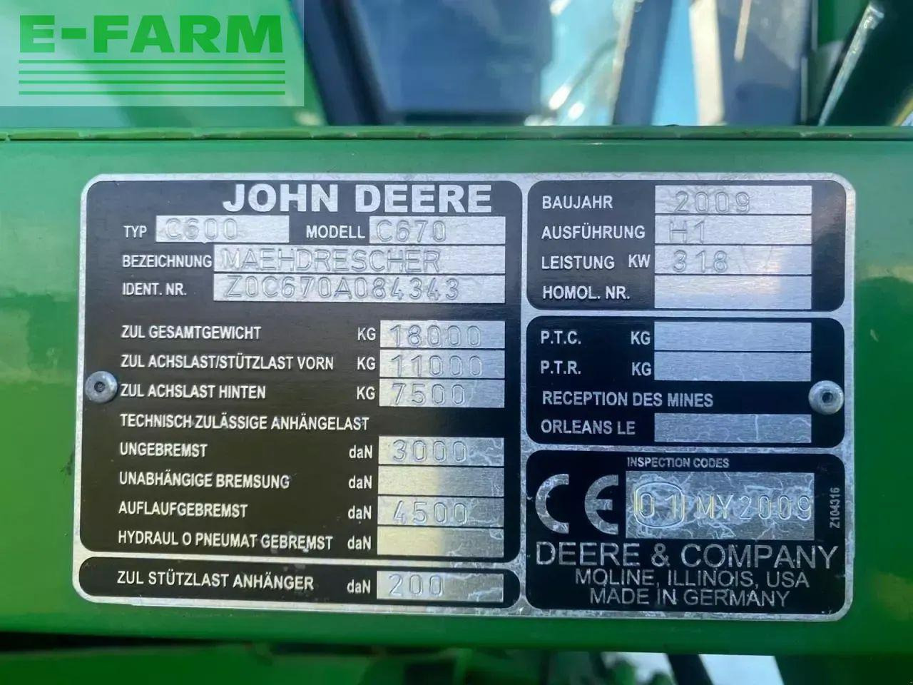 John Deere c670 - Leikkuupuimuri: kuva John Deere c670 - Leikkuupuimuri John Deere c670 - Leikkuupuimuri: kuva John Deere c670 - Leikkuupuimuri