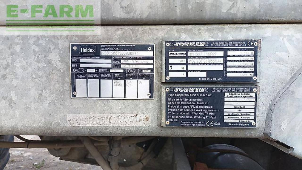 Joskin 16000 ts komfort 2 - Lannoituskone: kuva Joskin 16000 ts komfort 2 - Lannoituskone Joskin 16000 ts komfort 2 - Lannoituskone: kuva Joskin 16000 ts komfort 2 - Lannoituskone