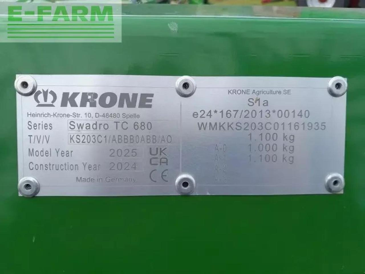 Krone swadro tc 680 - Pöyhin: kuva Krone swadro tc 680 - Pöyhin Krone swadro tc 680 - Pöyhin: kuva Krone swadro tc 680 - Pöyhin