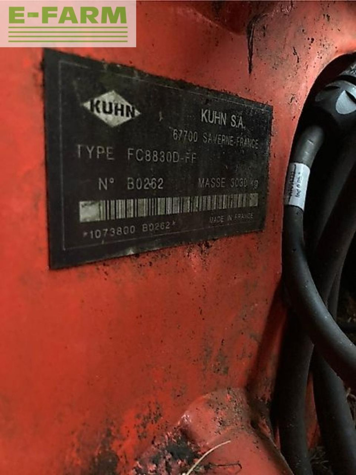 Kuhn fc 8830 d - Niittokone: kuva Kuhn fc 8830 d - Niittokone Kuhn fc 8830 d - Niittokone: kuva Kuhn fc 8830 d - Niittokone