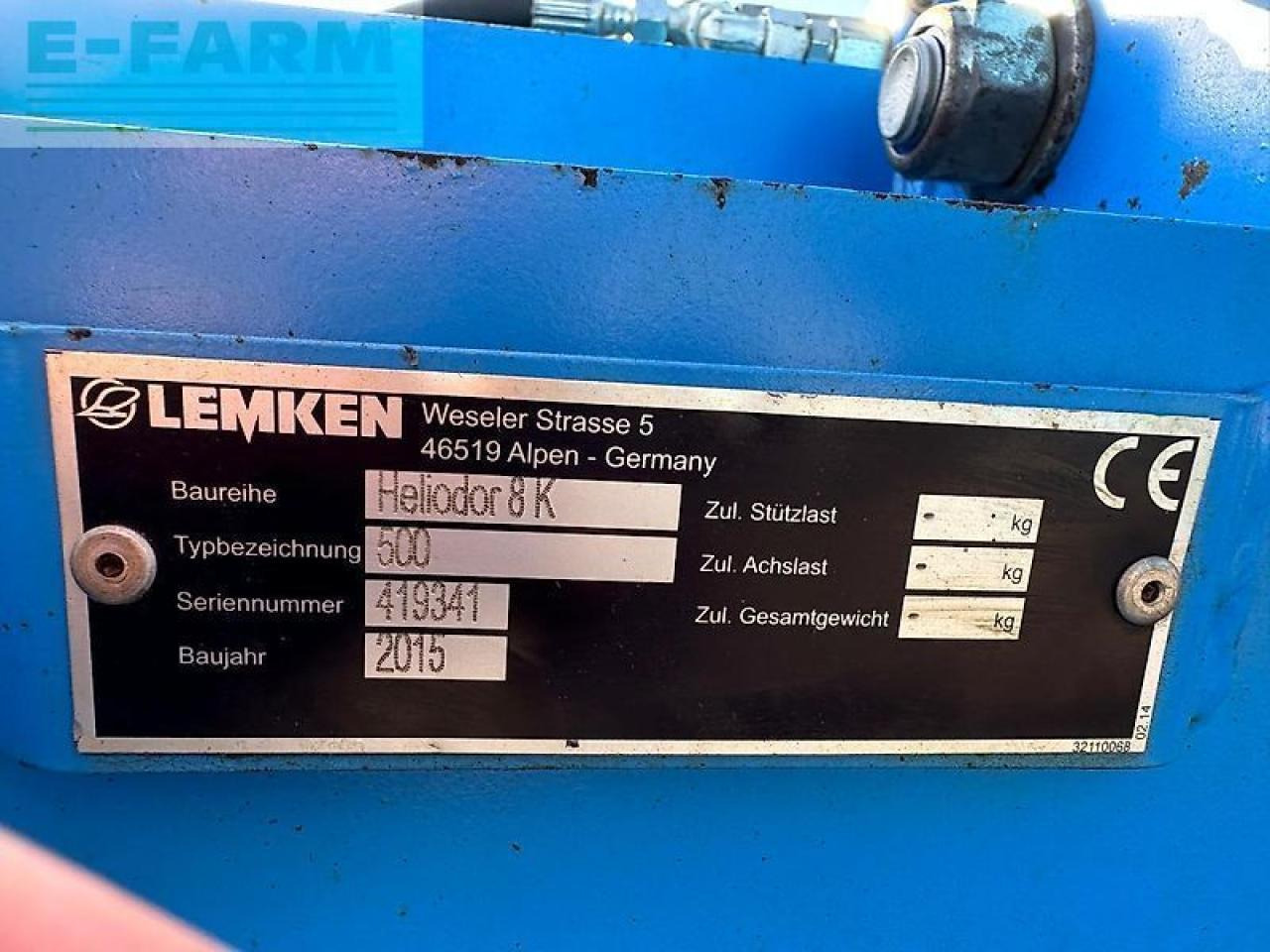 Lautasäes Lemken heliodor 8/500 k: kuva Lautasäes Lemken heliodor 8/500 k