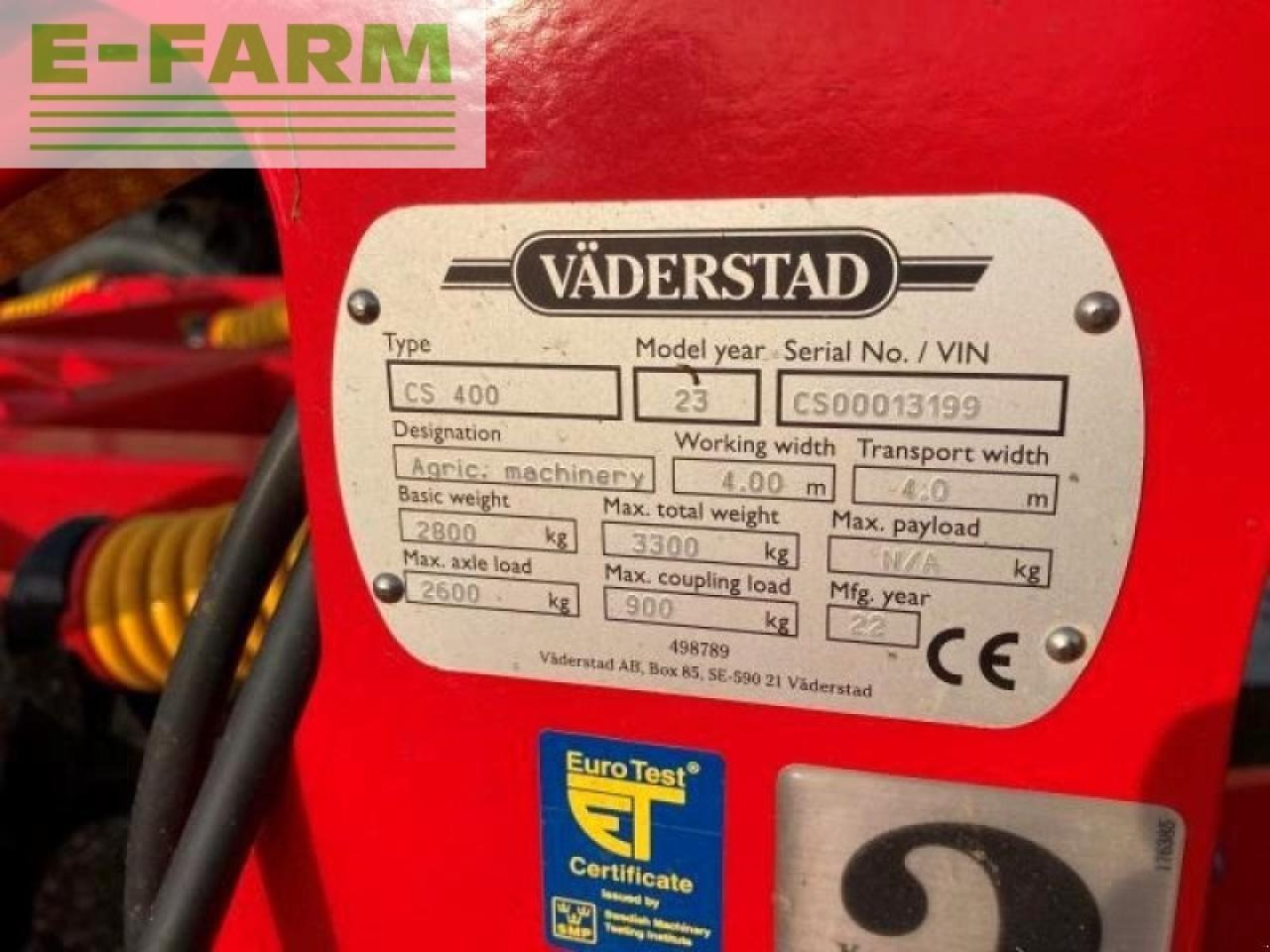 Väderstad cultus cs 400 - Kultivaattori: kuva Väderstad cultus cs 400 - Kultivaattori Väderstad cultus cs 400 - Kultivaattori: kuva Väderstad cultus cs 400 - Kultivaattori